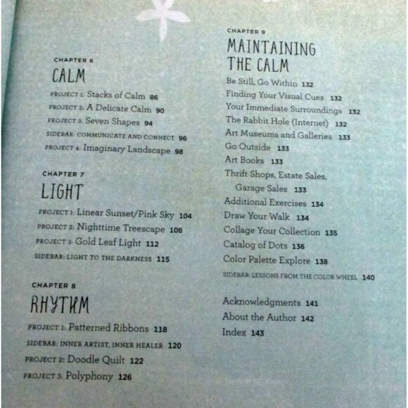 Drawing Calm Book Relax Refresh Refocus 20 Drawing Painting Collaging Techniques - Picture 4 of 4